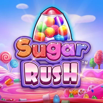 Sugar Rush cluster-pays slot tile in the PlayNow game lobby